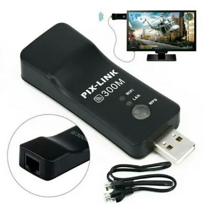 Adapter Wireless LAN Adapter WiFi Dongle Ethernet Cable For Samsung Smart TV 3Q • $20.80