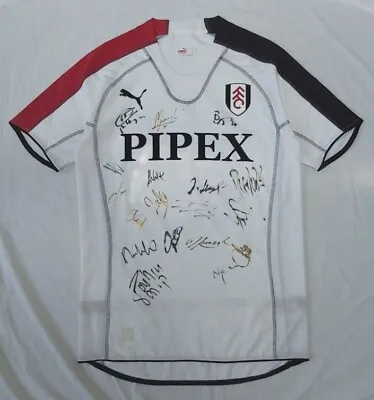 £250 • Buy Signed 2005/6 Fulham Shirt