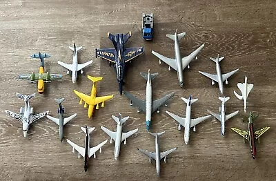 Vintage Assortment Lot Of Cast Metal & Plastic Airplanes Matchbox Ertl + Others • $65