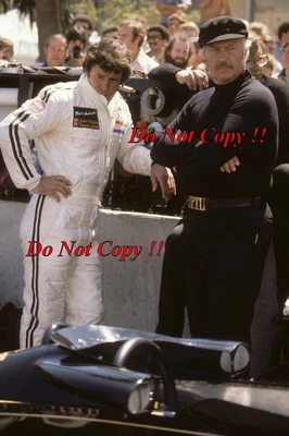 £3.20 • Buy Mario Andretti & Colin Chapman JPS Lotus Portrait USA Grand Prix 1978 Photograph