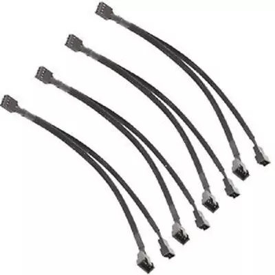 4x New 4PIN PC Fan Splitter Y Extension Cable For 3 Pin & 4 Pin PC Cooling Fans • $14.50