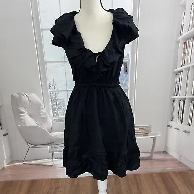 Old Navy Dress Womens XS Rebel Ruffle With Pockets • $19.95