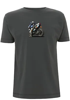 Goose Bike T Shirt Mad Max K1 Movie Road Warrior MFP Cafe Racer Biker Bike Race • $23.98