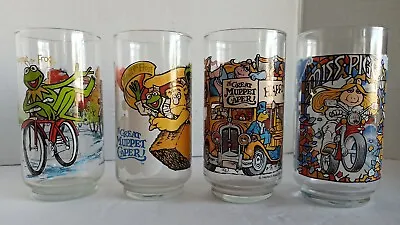 Lot Of 4 1981 The Great Muppet Caper McDonald's Vintage Drinking Glasses • $29.97