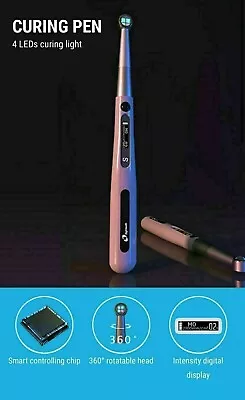 Dental Eighteeth Medical Curing Pen 4 Leds Curing Light Caries Detector || • $192