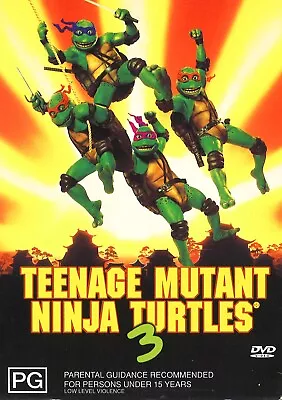 31D A NEW SEALED NINJA TURTLES 3 DVD Region 4 • $15.80