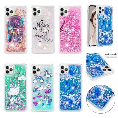 $6.59 • Buy For Samsung S9 S10 S20 S21 S22 S23 Quicksand Bling Glitter Girl Phone Case Cover