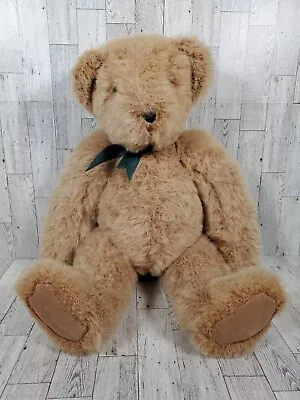 The Vermont Teddy Bear Company Vintage 1992 Beige Bear Jointed 25  • $49.99