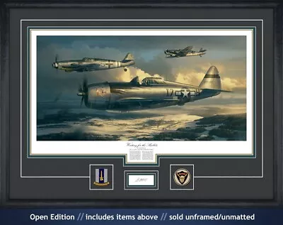 WWII P-47 Ed Cottrell Signed Gareth Hector Art Print Not John Shaw Robert Taylor • $145