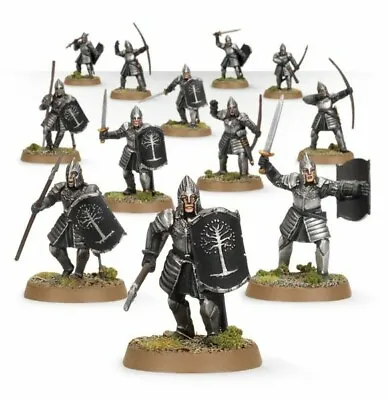 £10 • Buy Lord Of The Rings Lotr 12 Plastic Warriors Of Gondor Minas Tirith 
