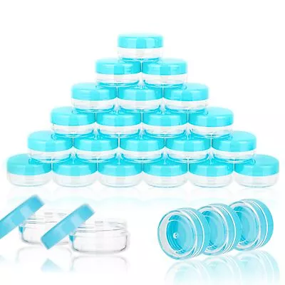 3 Gram Sample Containers With Lids 25 Count Tiny Sample Jars 3ML Makeup Cos... • $12.76