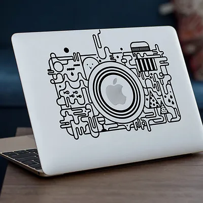 FUNKY CAMERA Apple MacBook Decal Sticker Fits All MacBook Models • £5.49