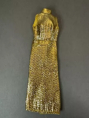 Gold Clone Evening Dress MOD Era Fits VIntage Barbie • $9.99