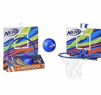 NERF Nerfoop - The Classic Mini Foam Basketball & Hoop - Indoor & Outdoor Play  • $11.67