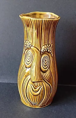 Vintage Sadler Celery Head Vase Ceramic Pot Retro 2 Faced Made In England • £12.99