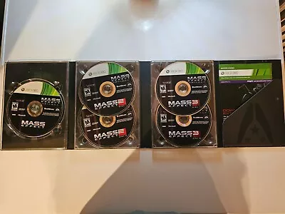 Mass Effect Trilogy (Xbox 360 2012) No Slip Cover Tested Working - Free Ship • $17.50