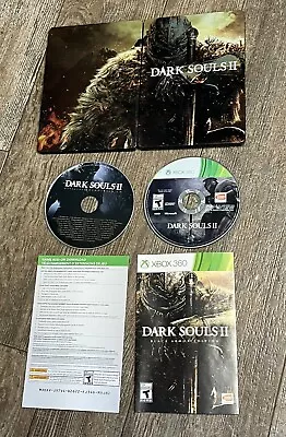 Dark Souls II 2 Black Armor Edition With Soundtrack Steel Book Xbox 360 Complete • $17.89