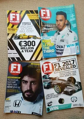 F1 RACING 4 X Magazines - Issues: 237 -240 Hamilton Alonso • £9