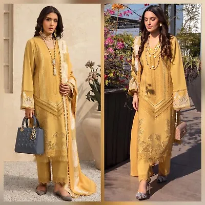 £35 • Buy Dress Salwar Kameez Pakistani Indian Wedding Party Wear Cotton Dress New