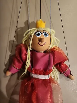 Wooden 8” Princess String Marionette Puppet • $14.99