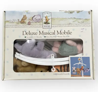 $55 • Buy Classic Winnie The Pooh Disney Deluxe Musical Mobile Red Calliope 2002 Music
