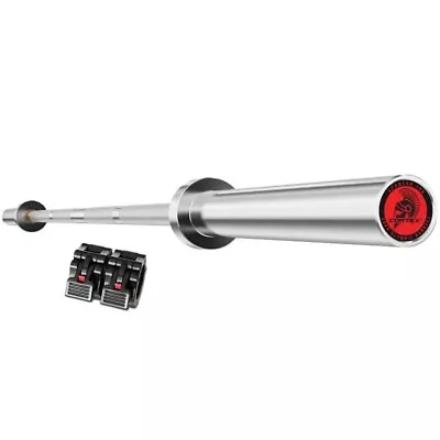 Lifespan CORTEX SPARTAN100 7ft 20kg Olympic Barbell With Lockjaw Collars • $179