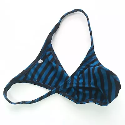 K419 CW Mens Sexy MINI Tanga Bikini Wider Stripes Low Rise Pouch • $9.99