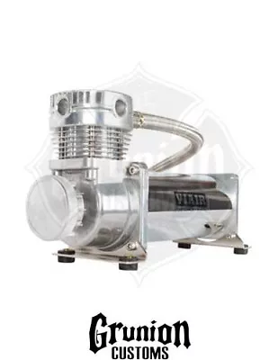 Viair 480C Single Compressor CHROME 200 Psi Air Ride Suspension Train Horns 480 • $338.95