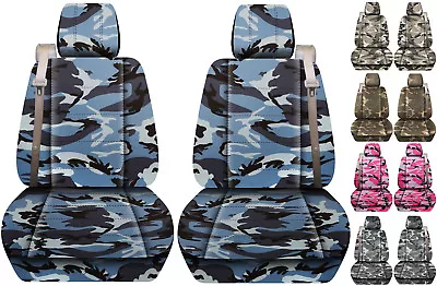 Fits Chevy Trailblazer / GMC Envoy Front Set Car Seat Cover Urban Camo Choose • $65.69