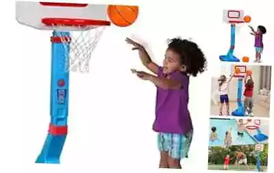 Toddler Basketball Hoop Indoor Mini Adjustable Poolside Basketball Goal With  • $67.48