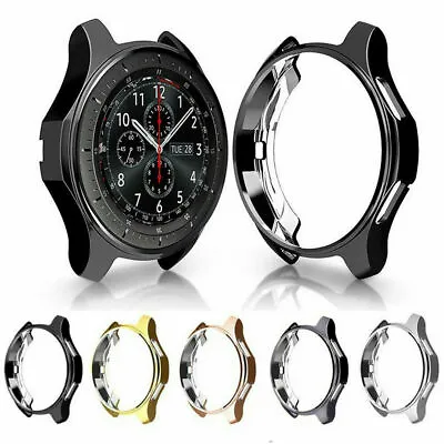 US For Samsung Galaxy Watch 42/46mm S3 TPU Bumper Case Cover Screen Protector • $6.99