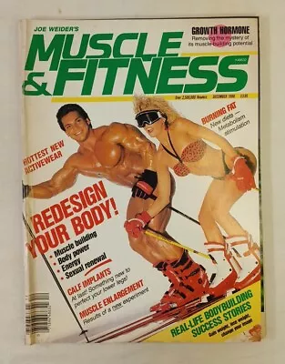 Muscle & Fitness Magazine December 1986 Vol 47 No 12 Redesign Your Body Vintage • $17