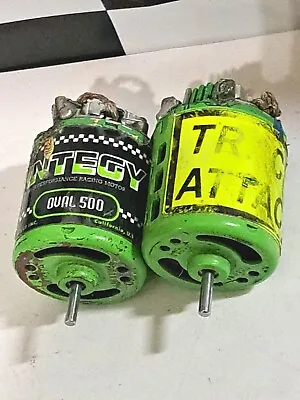Track Attack And Integy Oval 500 Epic Rc Brushed Motors 2x FOR REPAIR  • $10