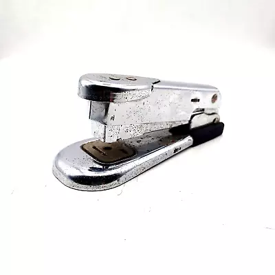 Vintage Genuine Arrow No. 105 Chrome Stapler Made In Brooklyn NY USA Working • $19.99