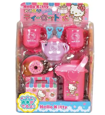 $18.89 • Buy JAPAN Sanrio Hello Kitty Donuts Dessert Fun Tea Pot Cups Set Play House Pink Toy