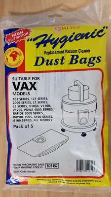Vacuum Cleaner Dust Bags (5 Pack) (Vax Compatible) • £5