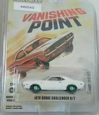 1970 Dodge Challenger Vanishing Point Movie (1971) RARE Green Wheels In 1:64 Sc • $30.76