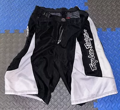 Troy Lee Designs Shorts Mens 34 Sprint Black Mountain Bike MTB Cycling • $30