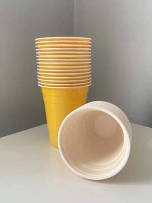 £12.75 • Buy Yellow American 16oz Beer Pong Party Plastic Cups 