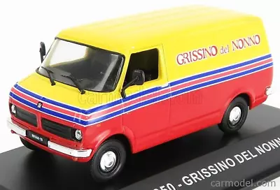 Diecast 1/43 1977 Bedford Cf  Cf250 Van  Grissino Del Nonno  In Red & Yellow • £22.95