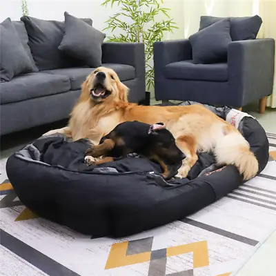 $53.93 • Buy L- XXL Heavy Duty Canvas Orthopedic Extra Large Dog Bed Waterproof Pet Sofa Beds