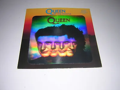 Queen 7  Vinyl - The Miracle - Hologram Picture Sleeve • £25.95