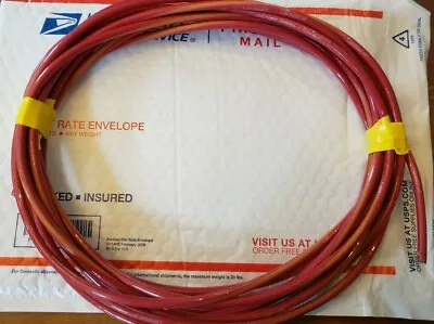 6 Gauge Thhn Wire Stranded Red 25 Ft Thwn 600v Copper Machine Cable Home Awg #6 • $37.80