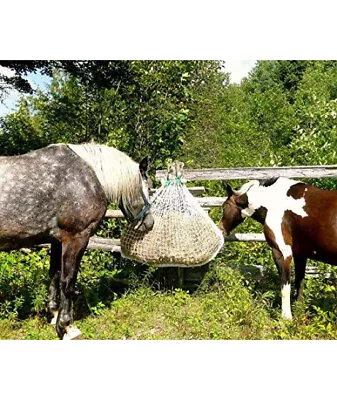 Slow Bale Buddy Mini Feed Hay Horses Equine Safe Durable Net Control Feed NEW • $45