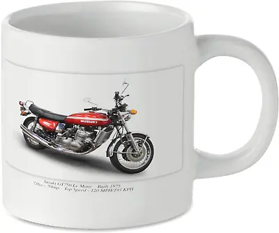 Suzuki GT750 Le Mans Motorcycle Motorbike Tea Coffee Mug Biker Gift Printed UK • £9.99