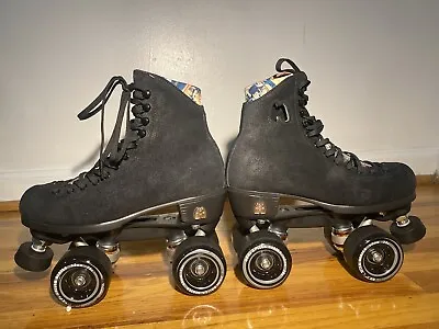 Moxi Lolly Roller Skates Size 5 Black Fits US Women Size 6.5-7 • $290