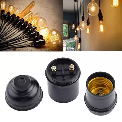 1/5pcs E27 4A Light Bulb Lamp Holder Vintage Socket Pendant Q8S4 B4N3 • $7.12