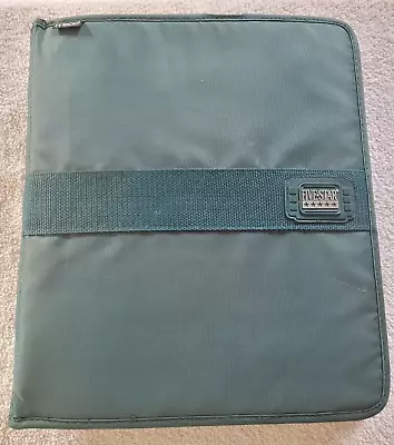 Mead Five Star First Gear Vintage  Zippered Binder Green 1991 Trapper 3 Ring • $14.50