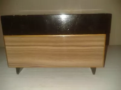 £19.99 • Buy Vintage Wooden Musical Jewellery Box.Mirror.Raised Photo Frame. Foreign. (B30)