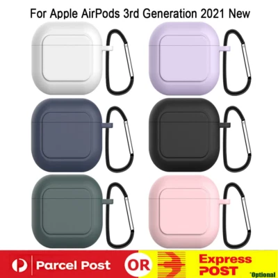 $4.09 • Buy For Apple AirPods 3rd Gen Case Generation 3 Silicone Shockproof Protective Cover